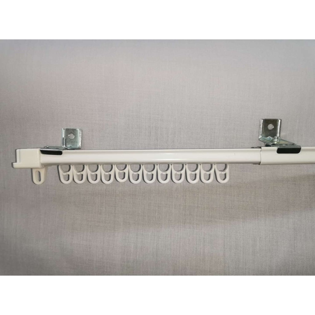 Aluminium Adjustable Curtain Rail Set) Shopee Malaysia