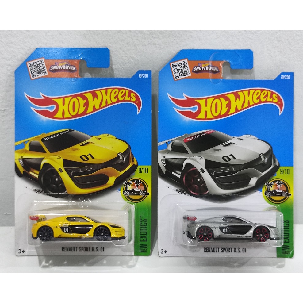 Hot Wheels Renault Sport R S 01 Yellow And Silver Shopee Malaysia