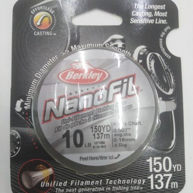 Berkley NanoFil® Uni-filament Fishing Line 14lb