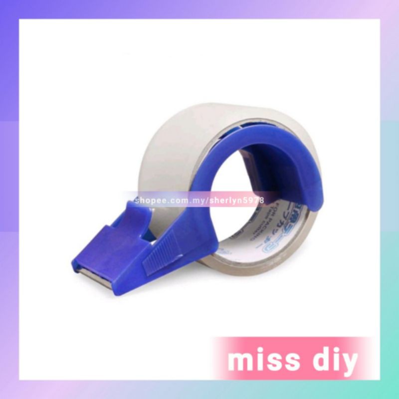 DAISO PACKING TAPE WITH CUTTER (48mm x 30m) Shopee Malaysia