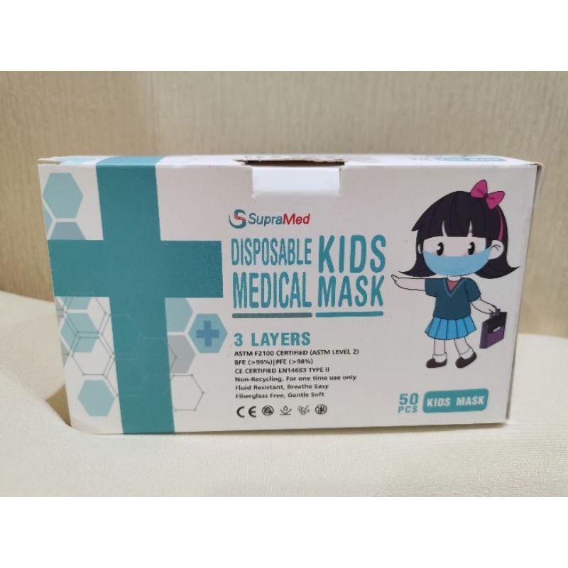 SALE!! Rm30 tolak RM9 -KIDS MEDICAL SURGICAL FACE-MASK 50pcs/Box- BFE99 ...