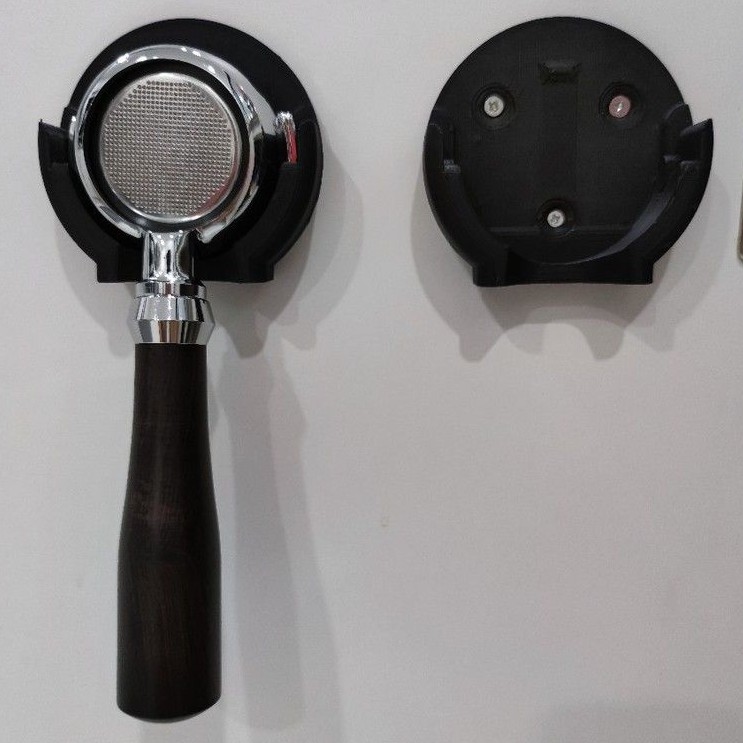 [3D PRINTED] 58mm Portafilter (Espresso Machine) Wall Holder