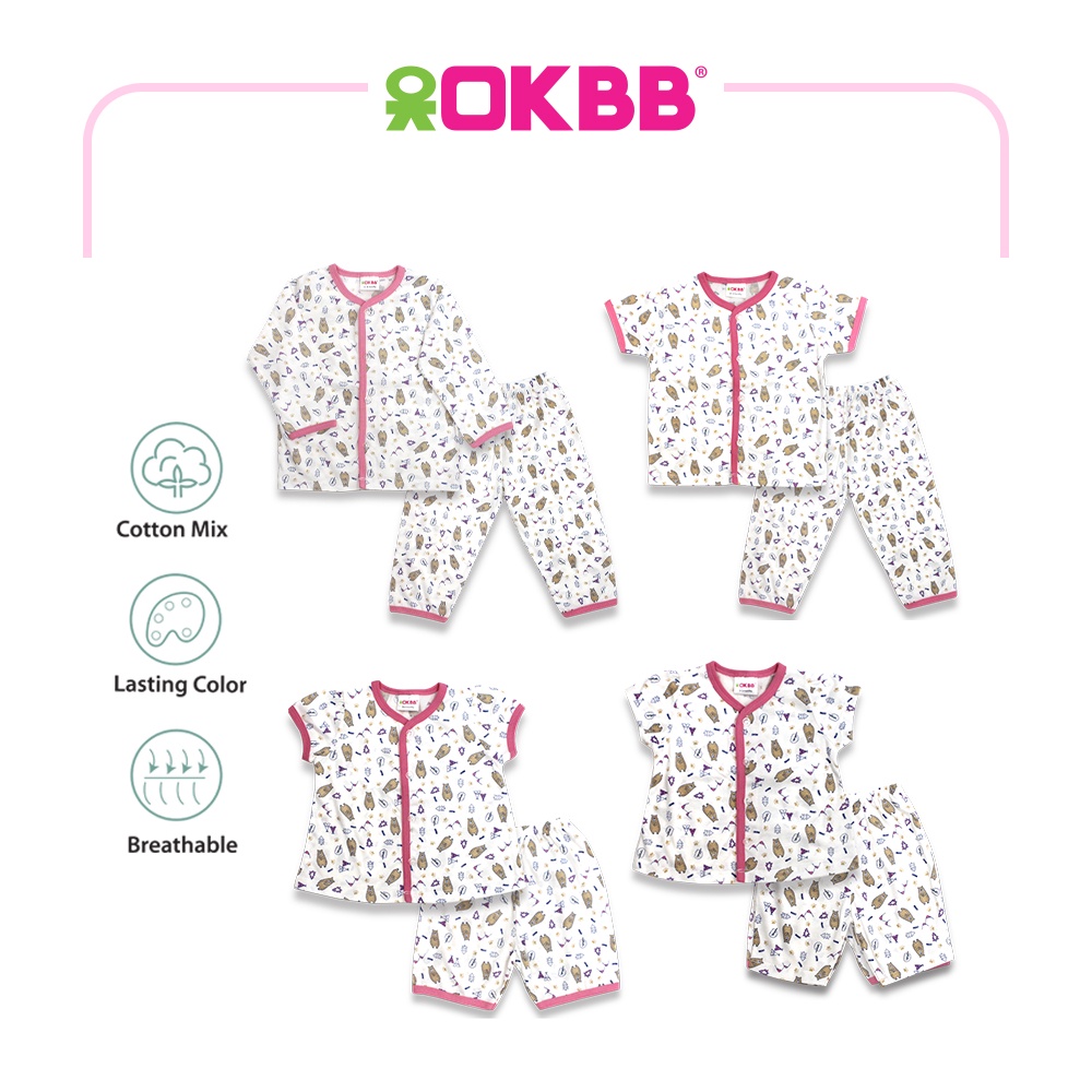 OKBB Baby Girl Fashion Clothing Cute Character Full Printed Party Suit ...