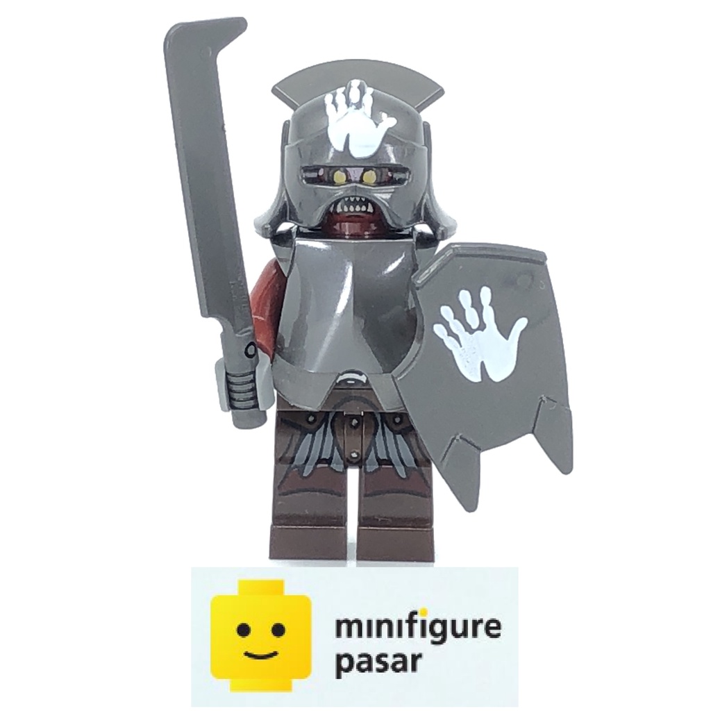 lor022 Lego The Lord of the Rings 9476 10237 - Uruk-hai Minifigure ...