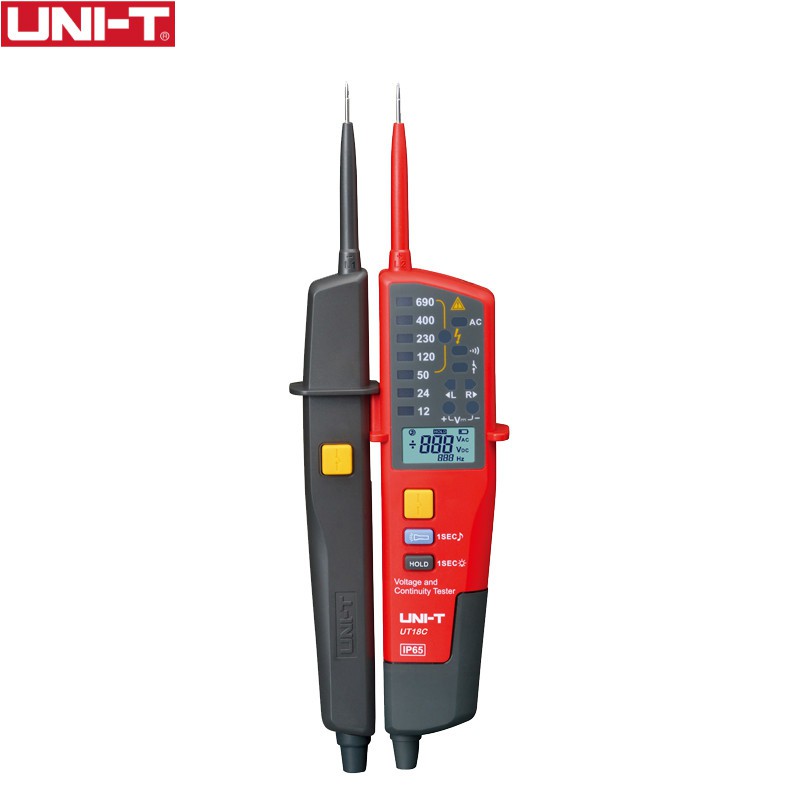 UNI-T UT18C LCD Digital Voltage Continuity Tester ... – Vicedeal