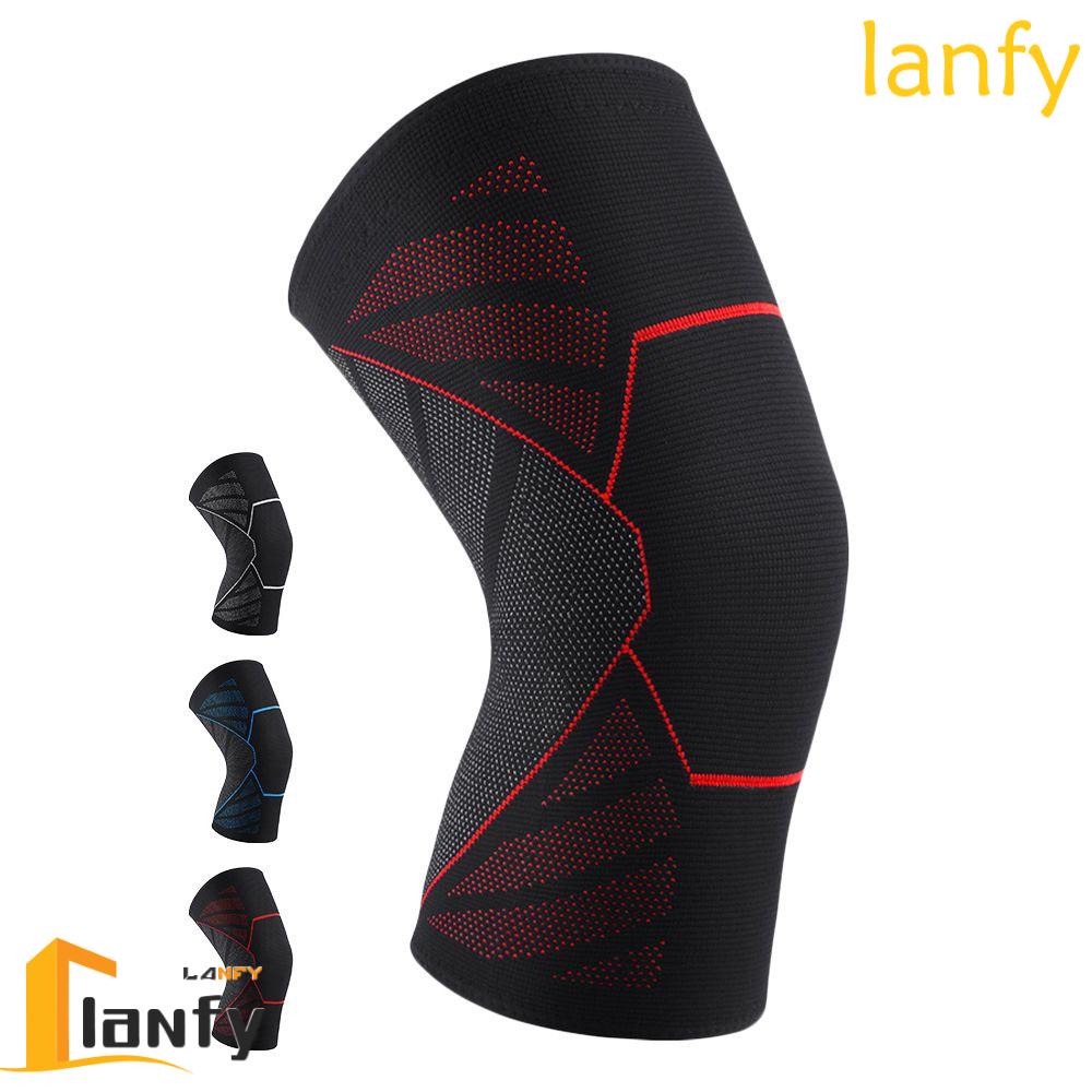 LANFY Knee Brace Elastic Professional Breathable Fitness Gear