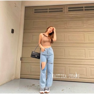 Ripped jeans hot sale shopee