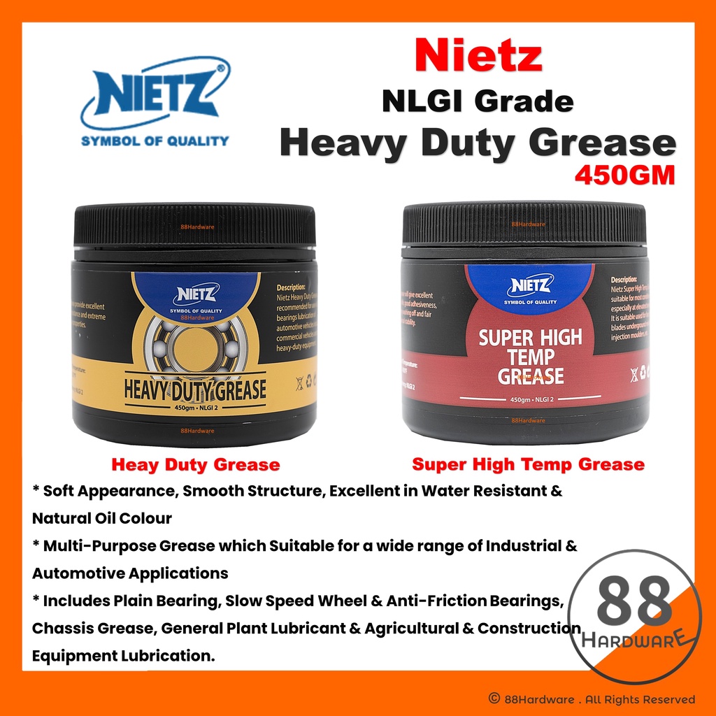 Nietz Heavy Duty Grease / Super High Temp Grease / minyak grease / high