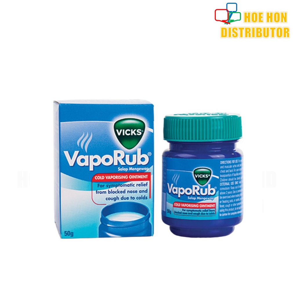 Vicks Vaporub Nose Block Stuffy Nose Cold Nasal Congestion Cough