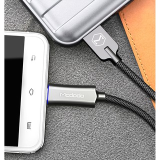 mcdodo USB Type-C Smart LED Auto Disconnect Quick Charge Data 5FT Cable QC  3.0 Compatible with Samsung Galaxy S8, S8+,Google Pixel,Nexus 6P,LG V20