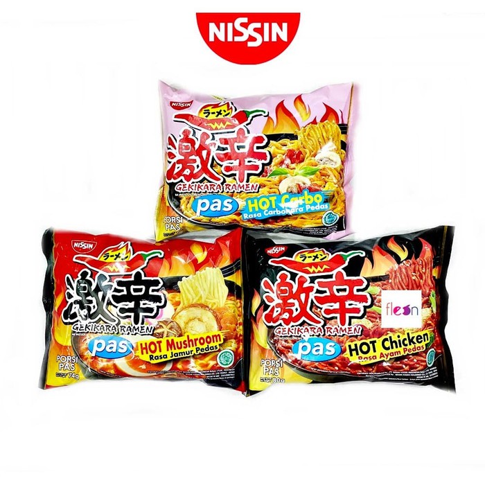 Nissin Gekikaran Ramen Fits Cardboard (30 x 75gr) | Shopee Malaysia