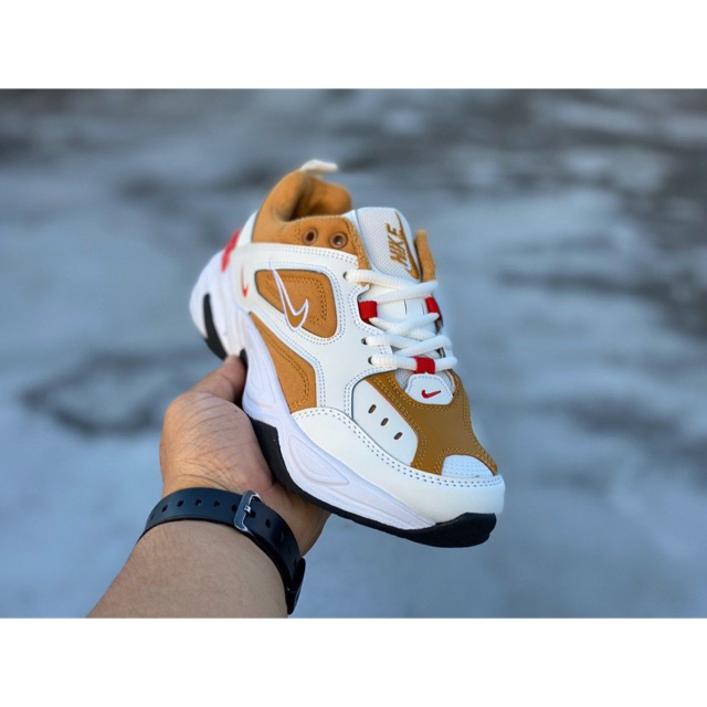 NIKE M2K TEKNO BROWN FRE SHIPPING Shopee Malaysia