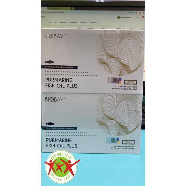 Biobay Purmarine Fish Oil Plus (60's) | Shopee Malaysia