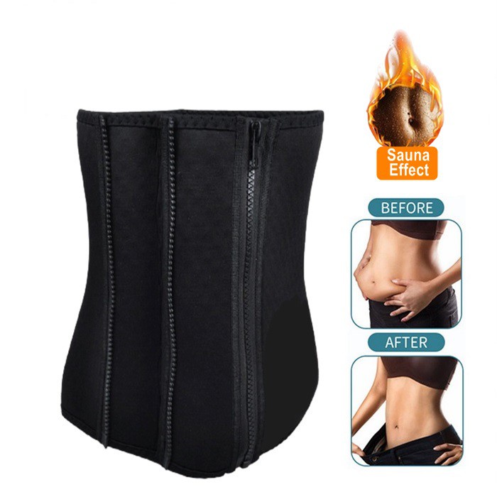 Slim Sauna Trimming Waist 4 Steps Belt Sweat Sauna Tummy Abdomen Weight