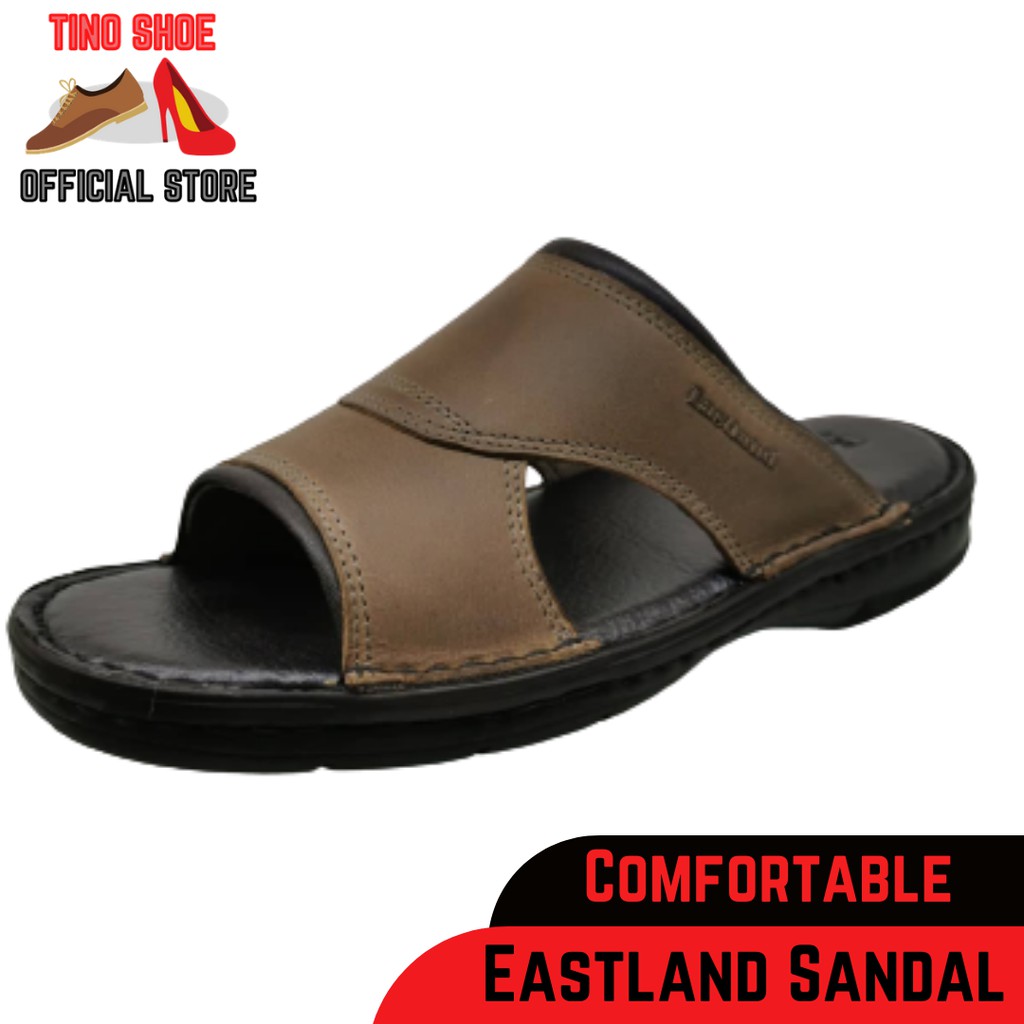 EASTLAND MEN COMFORT LEATHER SANDAL 641 14Khaki 12Brown Shopee Malaysia