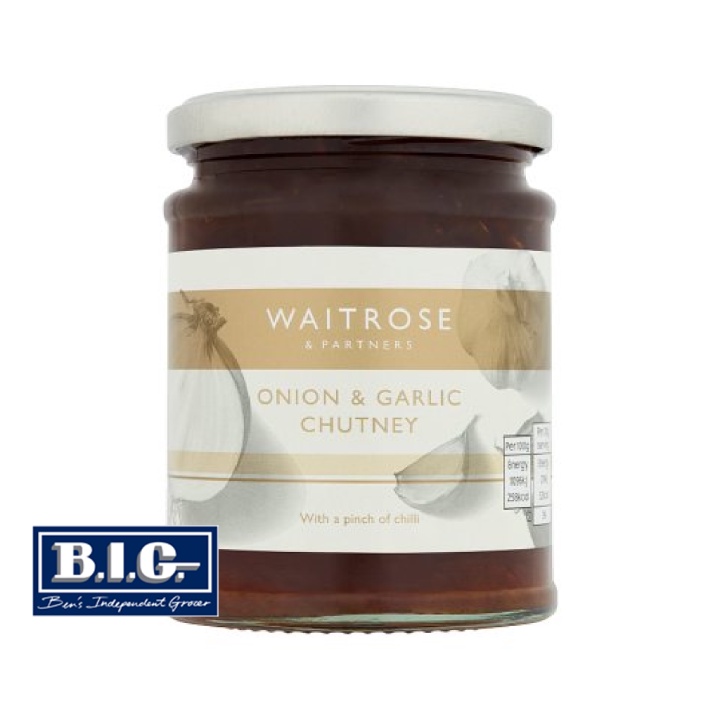 Waitrose Onion & Garlic Chutney 340g (EXP Sep 2023) | Shopee Malaysia