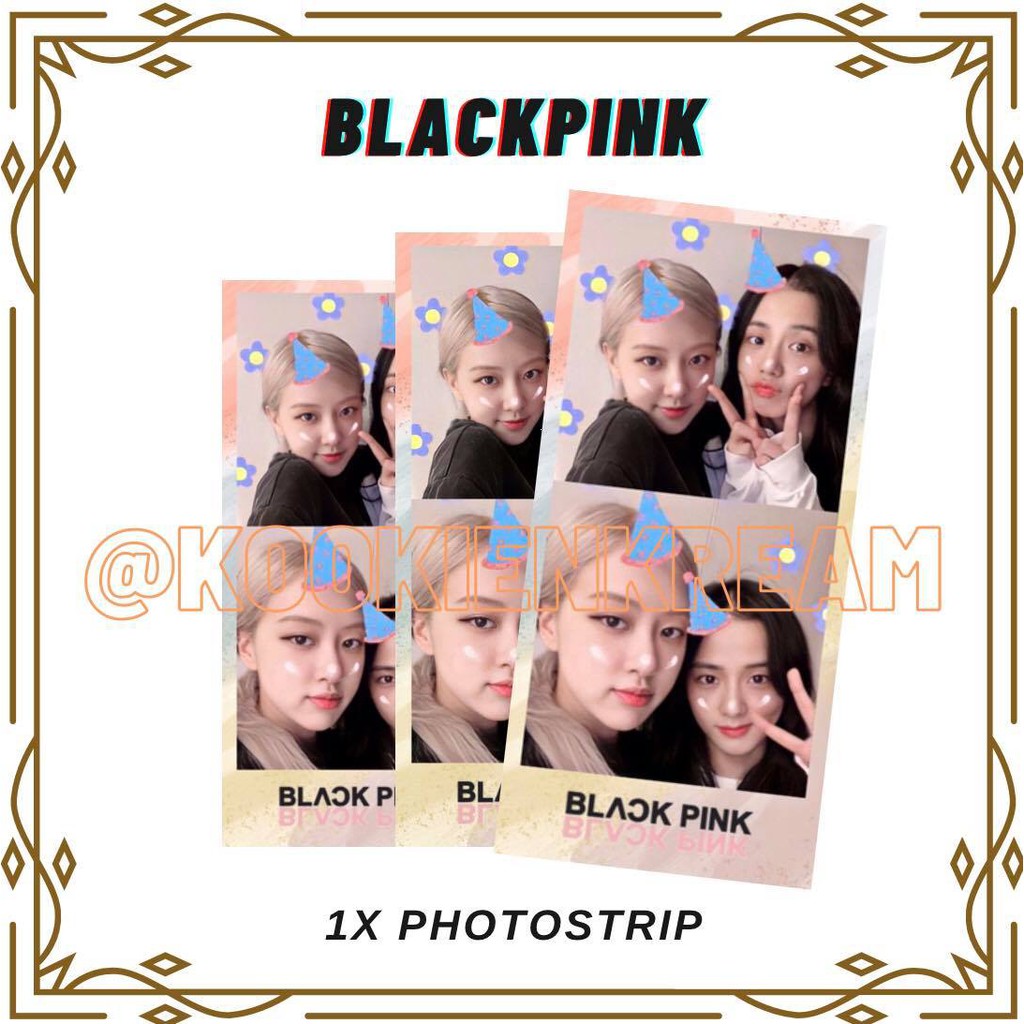 FANKIT BLACKPINK : ROSE & JISOO PHOTOSTRIP X1 | Shopee Malaysia