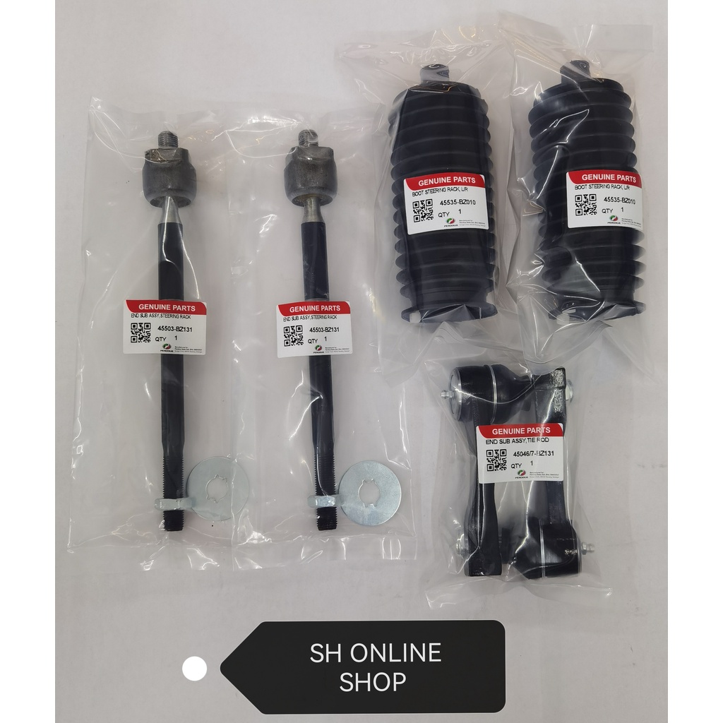 Tie Rod End+Rack End+Steering Boot Cover (OEM) for Perodua Alza 1.5 (1