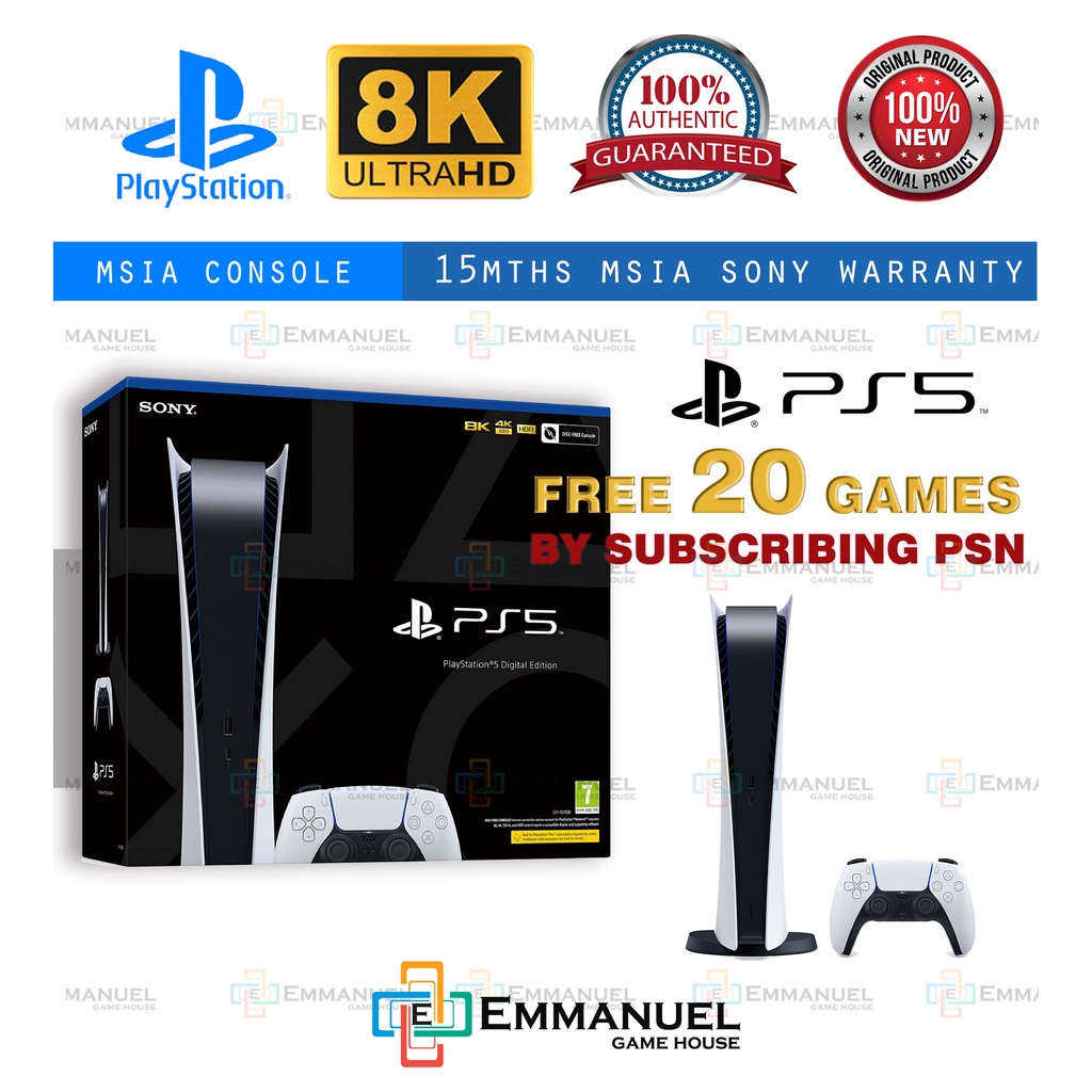 PS5 Disk (Disc) / PS5 Digital Edition Playstation 5 Slim / Standard