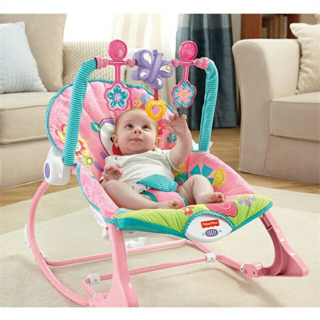 Fisher price pink bouncer chair best sale