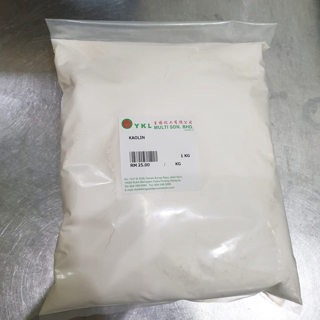 White Kaolin Clay Australia (Cosmetic Grade/Detox Mask)100gm Shopee