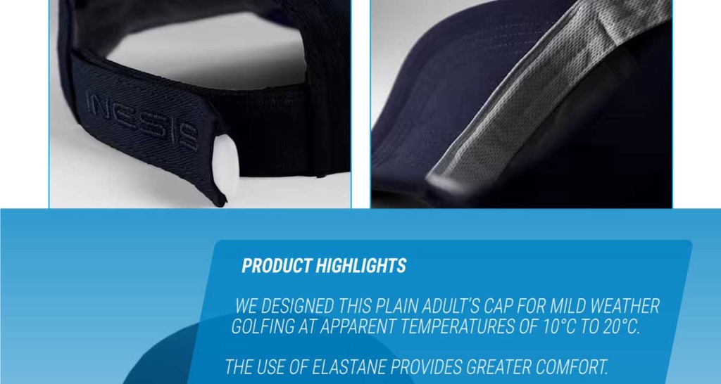 Decathlon Golf Cap (Stretchable) UV Protection Men / Women - Inesis ...