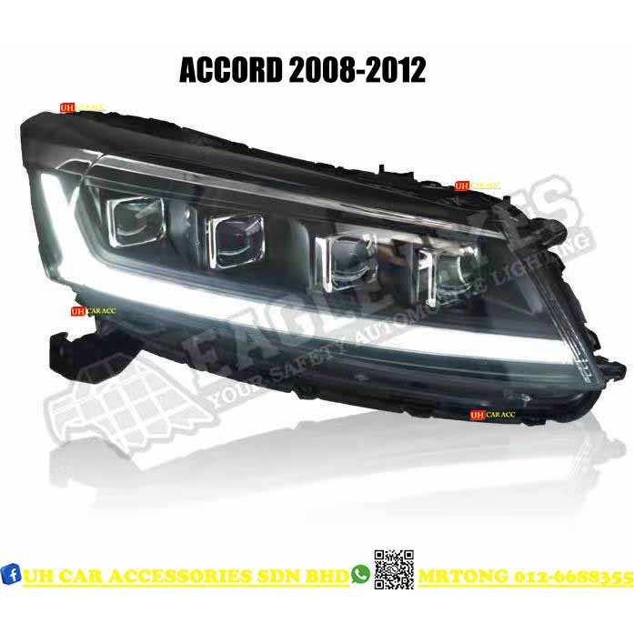 HONDA ACCORD 20082012 LED HEADLAMP HEADLIGHTS HEAD LAMP LIGHT LIGHTS