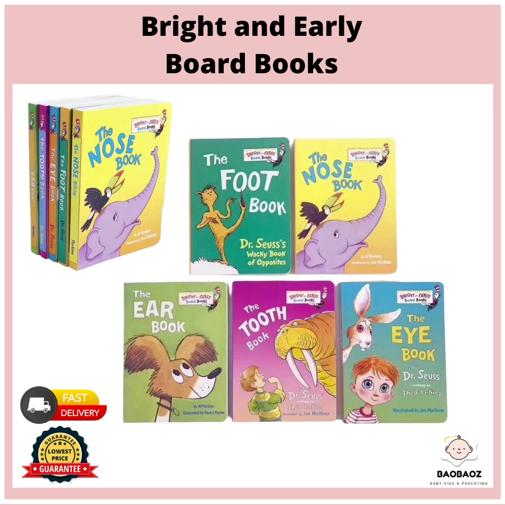 Dr Seuss Bright and Early Board Books Award Winner Toddler 5 Books ...