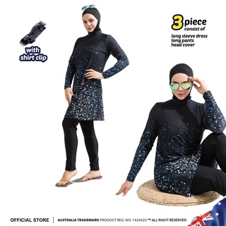 Muslimah Swimming Suit Pieces Set Women Swimming Suit Long Sleeve