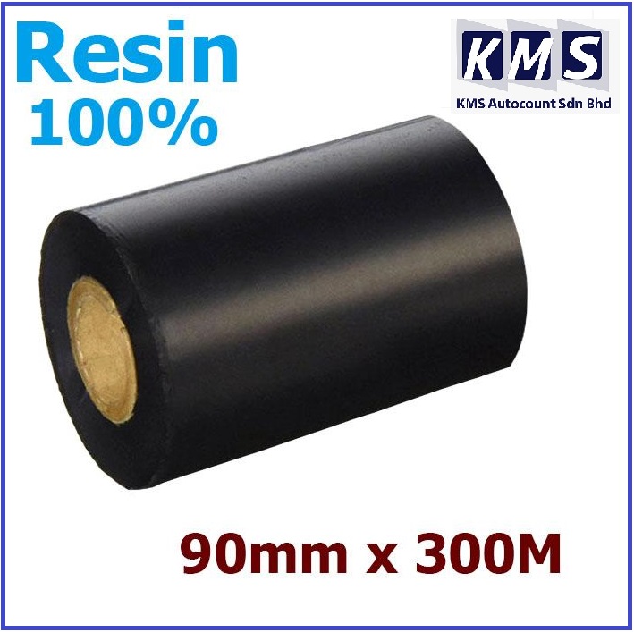 Vileed 100% Full Resin Barcode Ribbon 90Mm X 300M For Pet Pvc Label Tag ...