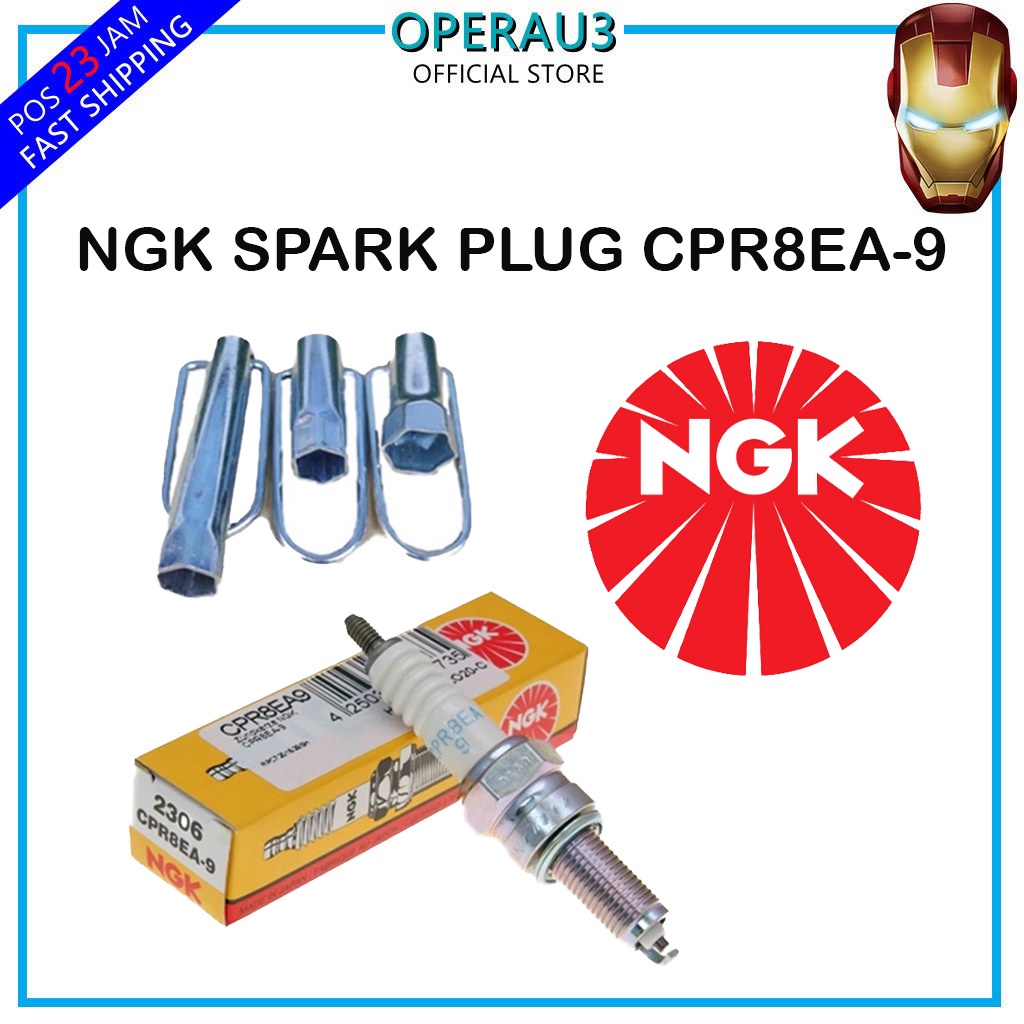 NGK SPARK PLUG CPR8EA-9 C6HSA CPR6EA-9 CR8E D7EA B9ES B8ES BM6A MR9C-9N ...