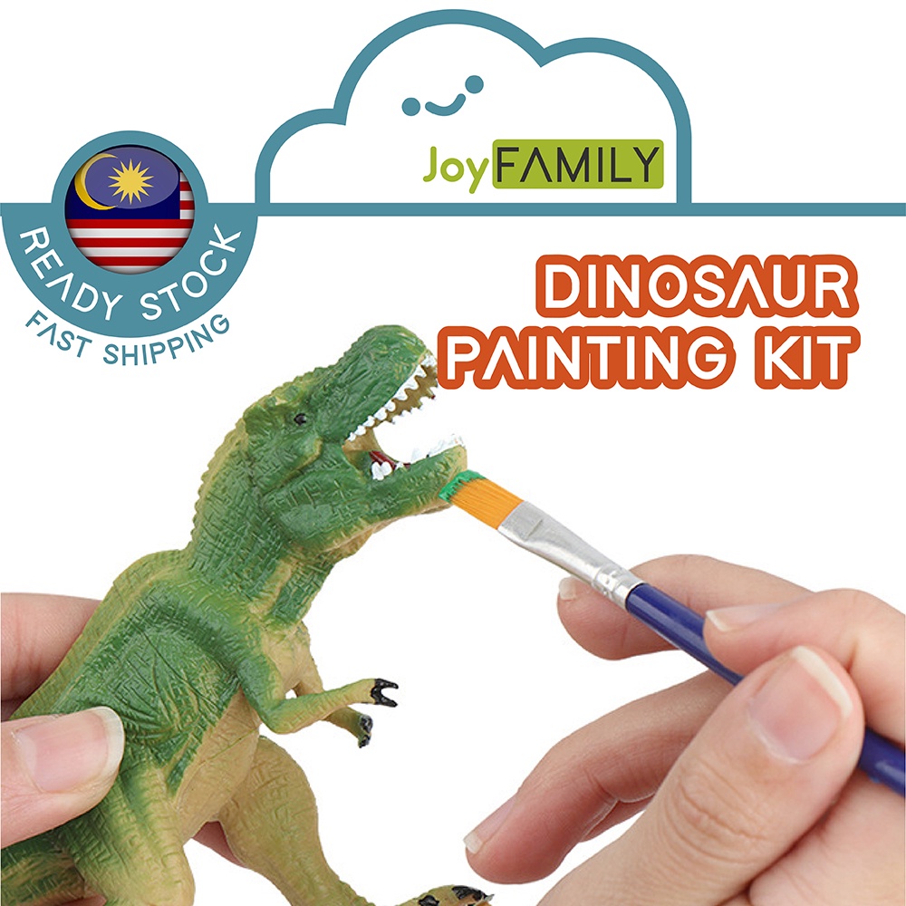 JOYFAMILY 20pcs Dinosaur Toys Painting Kit Art and Craft Kit Dinosaur Painting DIY Dinosaur