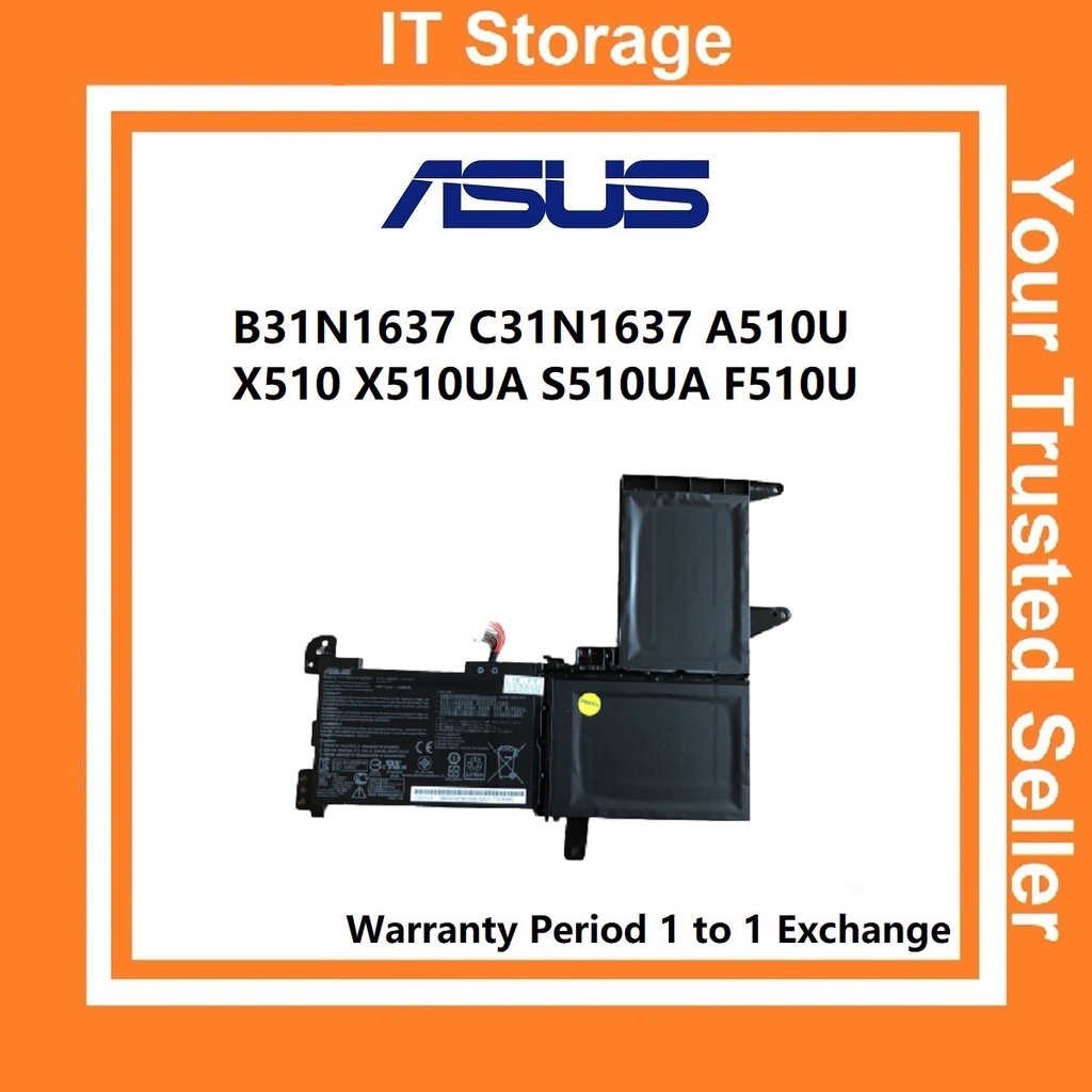 Batterie ASUS F510Q D'origine – B31N1637 / 3ICP5/57/81 – Occasion Fonctionnelle