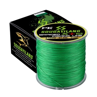 Sougayilang 12 Strands Braided Fishing Line Strong PE Fishing Line Durable  Fishing Line Pancing Tail(150/350/550M)