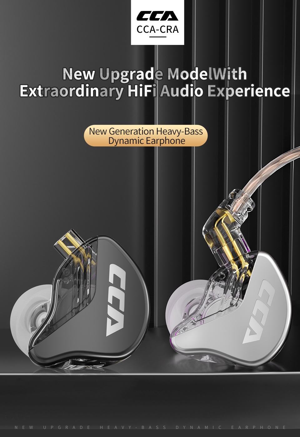 CCA CRA High Frequency Metal Wired Headset In-Ear Music HiFi Monitor ...