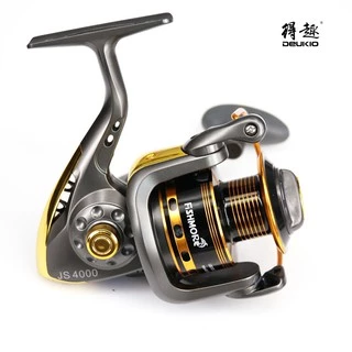 DEUKIO Spinning Fishing Reel AC2000-AC7000 Metal Spool Folding Arm