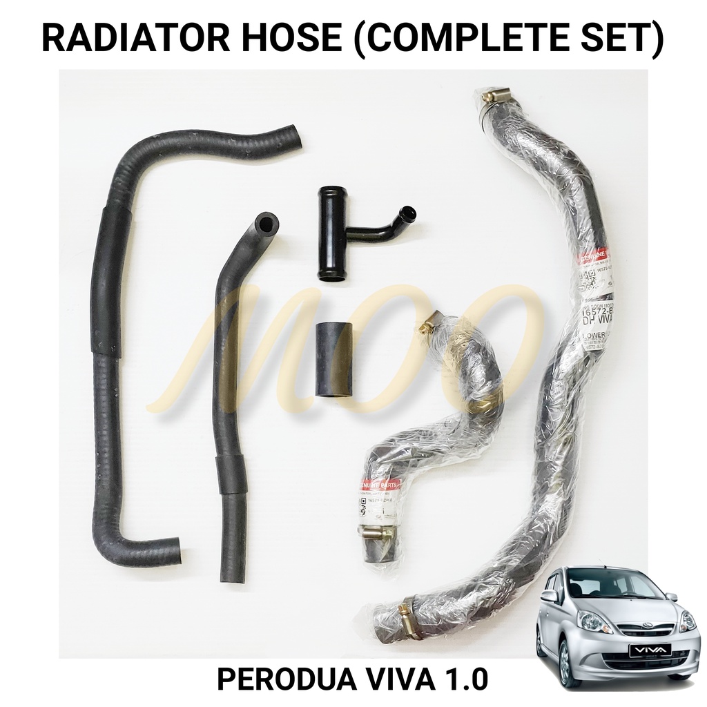 RADIATOR HOSE COMPLETE SET PERODUA VIVA 1.0 | Shopee Malaysia