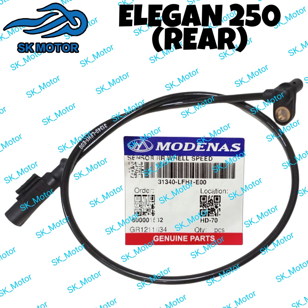 Modenas ELEGAN 250 Original Rear (Belakang) Wheel Sensor Assy / ABS