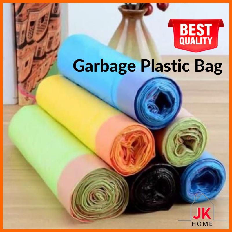 JK Garbage Plastic Bag Storage Rubbish Bag Drawstring Bag Plastik