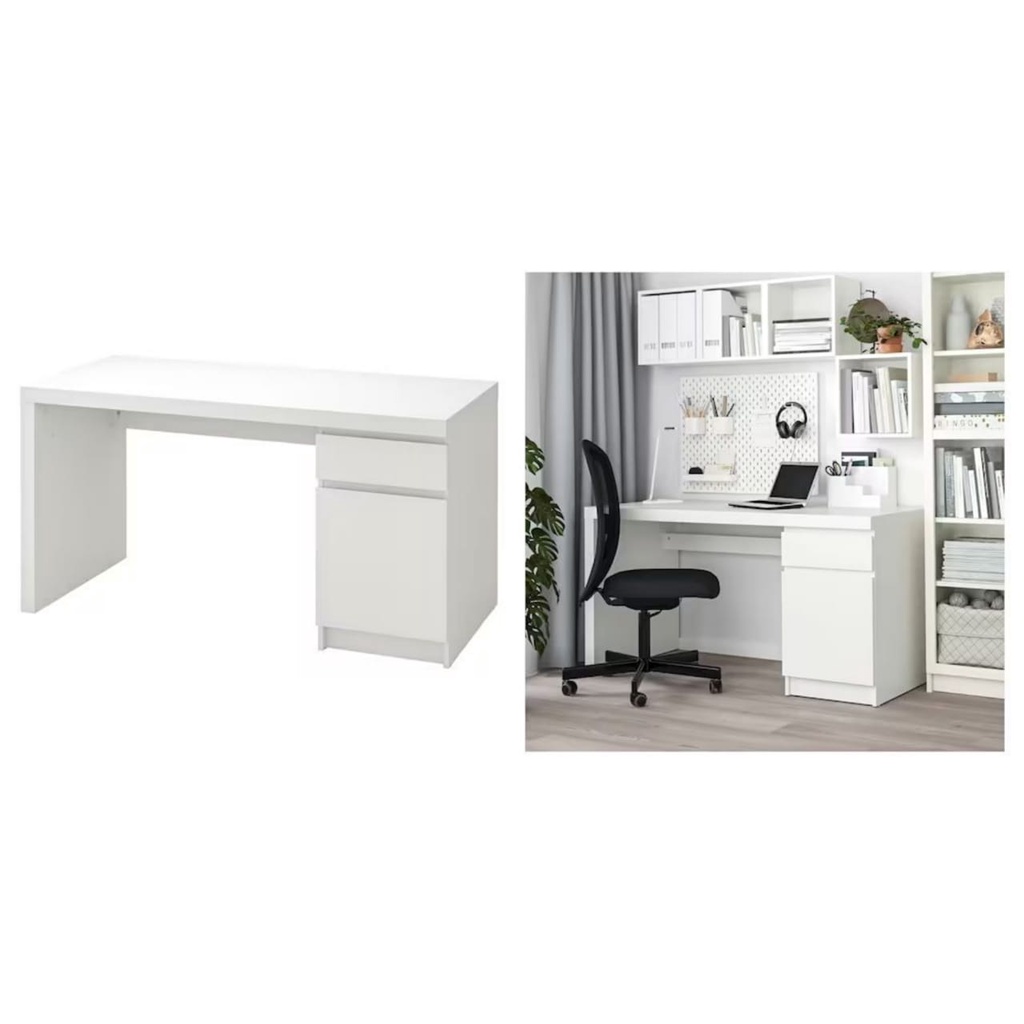 Malm deals study desk