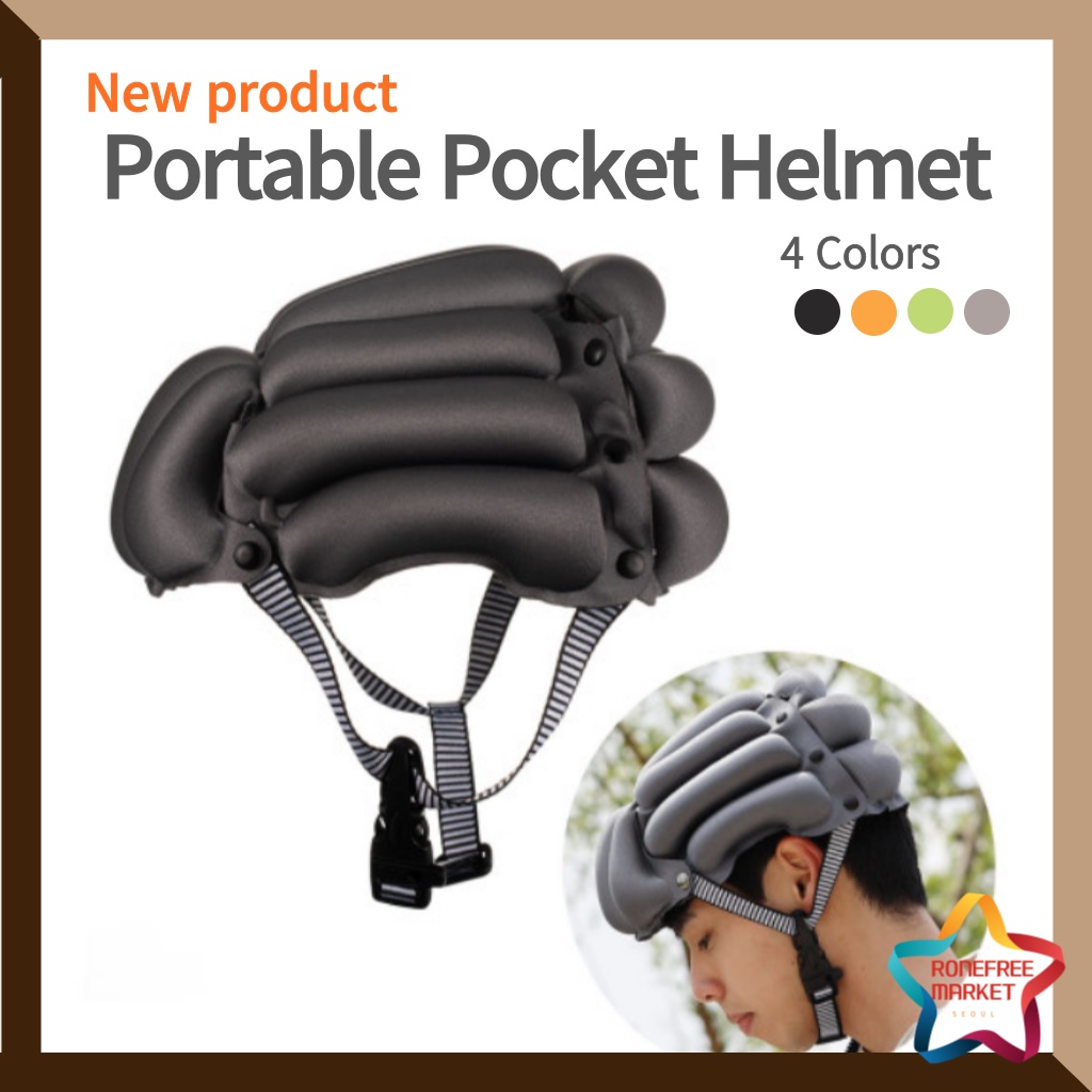 [Autogap] Foldable Portable Pocket Sports Bicycle Helmet Korea New
