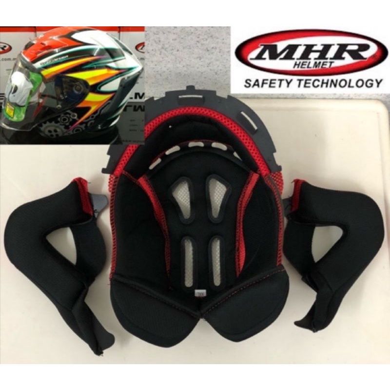 [Ready Stock] 💯Original MHR Helmet Sparepart💢Cheek Padding💢OF622 BEATZ