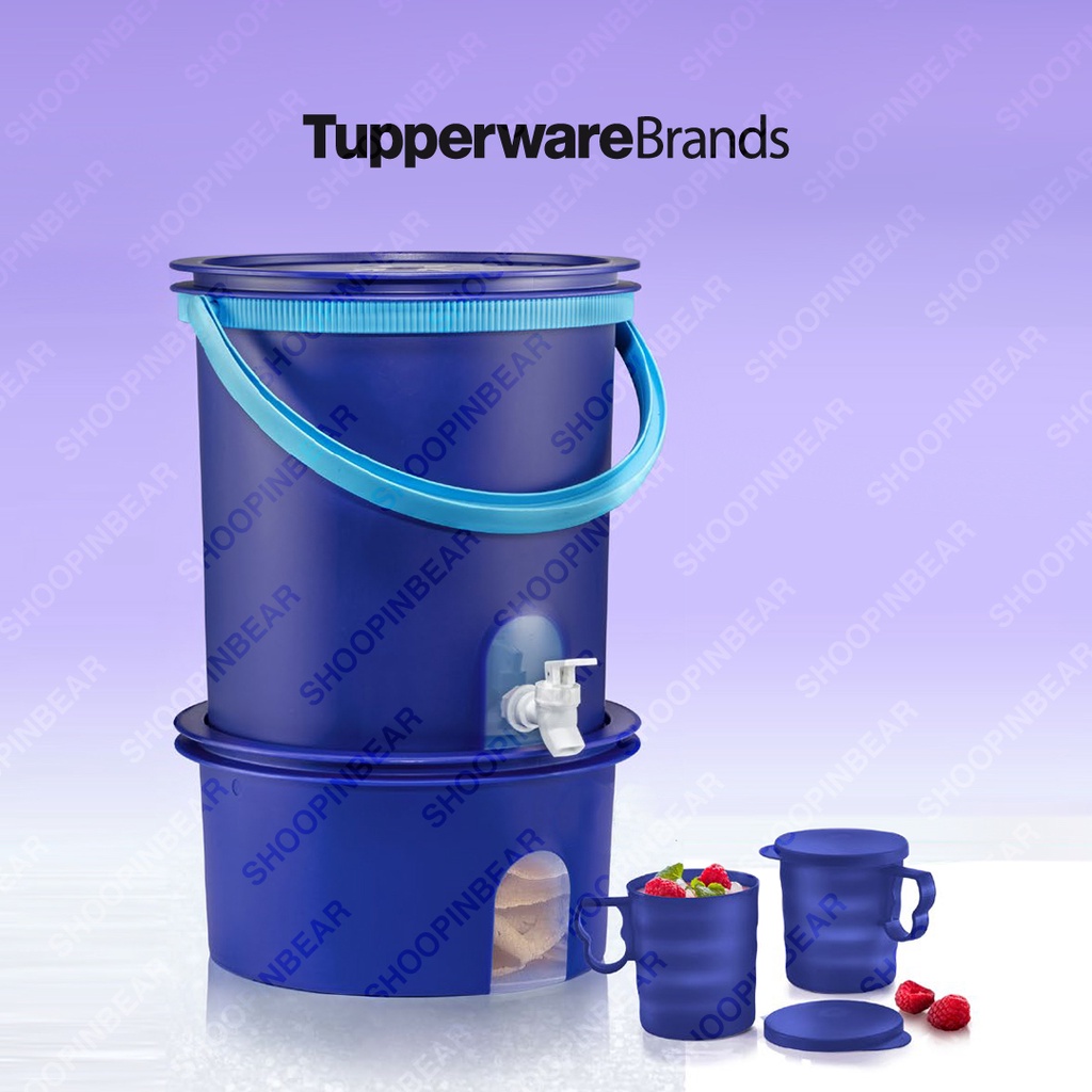 Tupperware Coral Blooms | Royale Blue Water Dispenser (1) 14.5L PWP ...