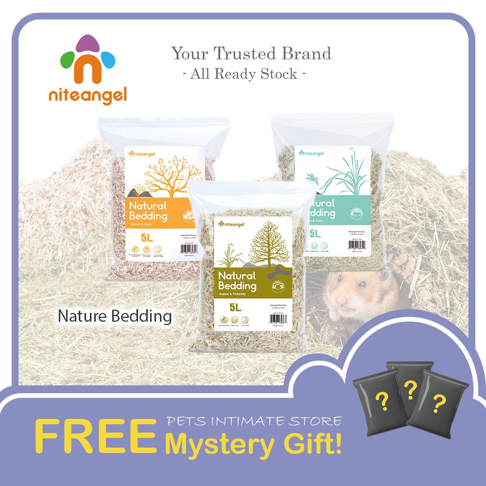 (READY STOCK) Niteangel Hamster's Natural Bedding Hamster Cage ...