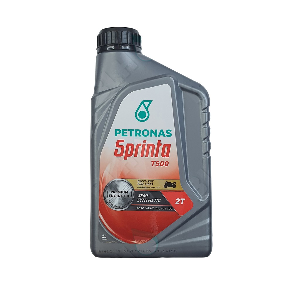 Petronas Sprinta 2t T500 Semi Synthetic Motorcycle Engine Oil 1l 