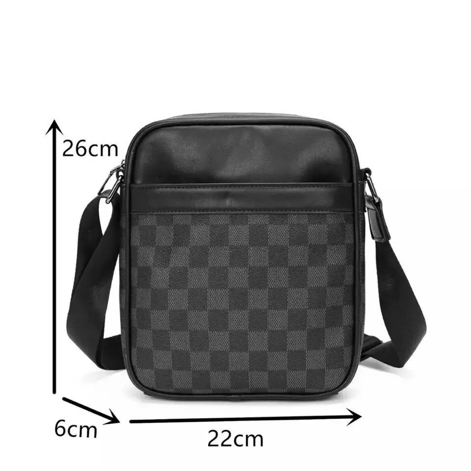 Malaysia Stock] Men's Leather Sling Bag Cross Body Multifunction Shoulder  Beg Lelaki Kulit