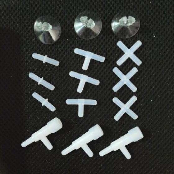 Aquarium Fish Tank Hose Water Pipe Connectors T type X Type Connectors
