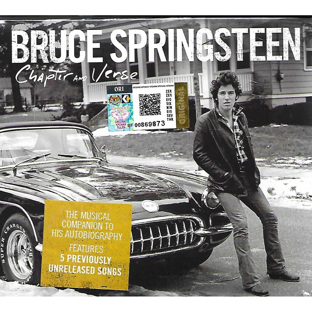 BRUCE SPRINGSTEEN - Chapter And Verse ( Digipack CD ) | Shopee Malaysia