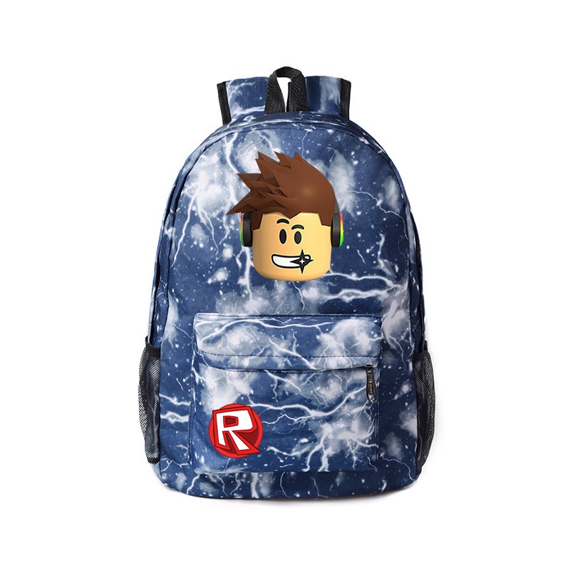 Roblox Bag Sekolah Kid's School Bag Travel Backpack for Lelaki Wanita ...