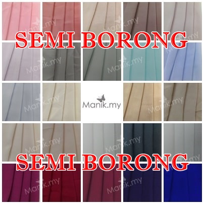 🔥Semi Borong🔥 SET A Chiffon Georgette / Kain Sifon - Bidang 60 ...